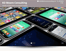 Tablet Screenshot of kdmooreconsulting.com